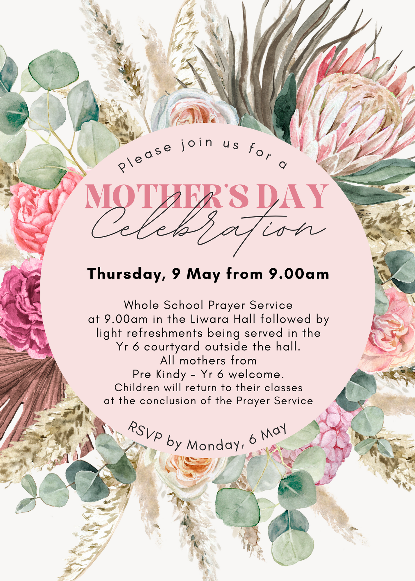 2024 Mother's Day Invitation