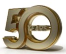 50 YEARS SYMBOL