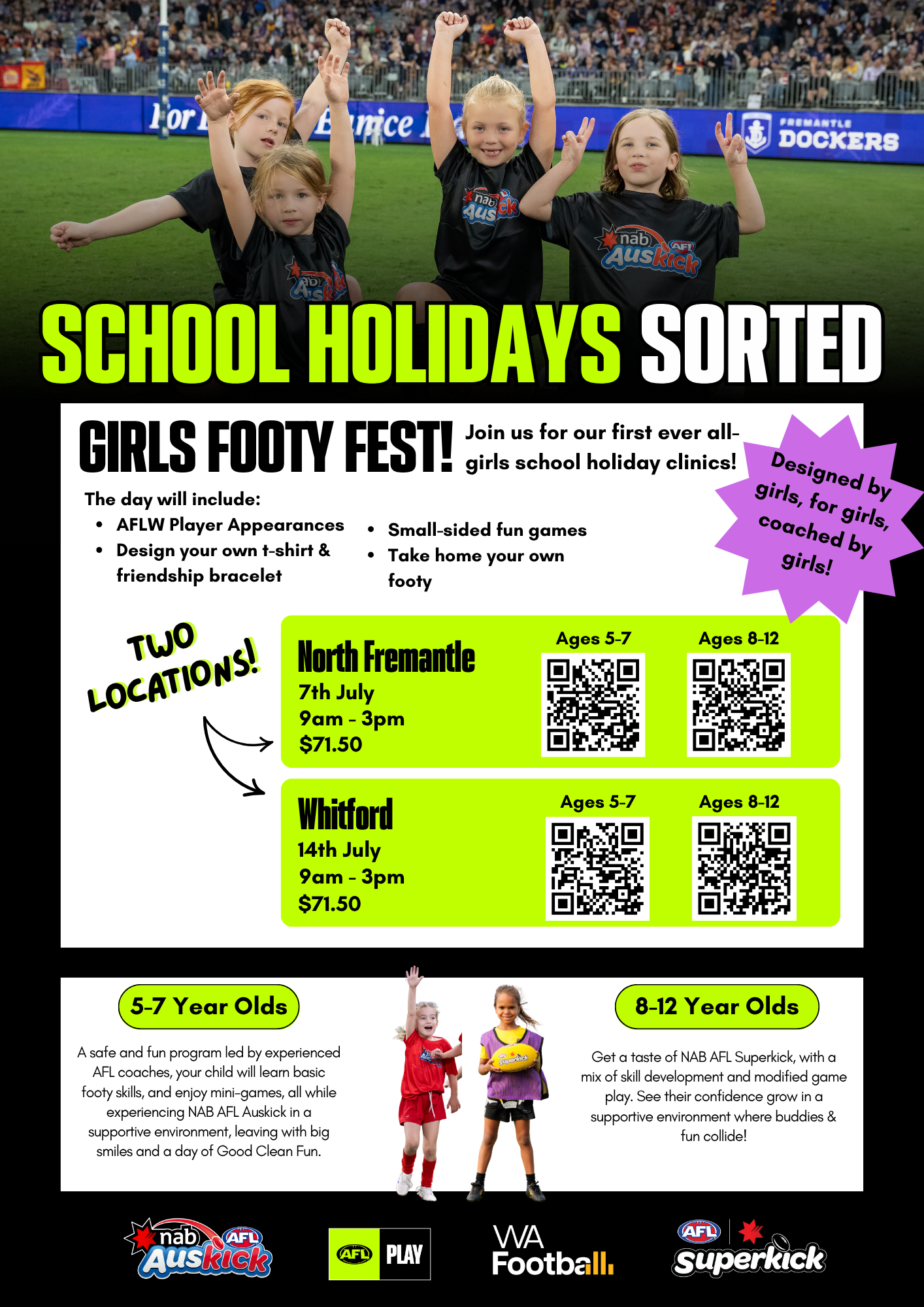 ALL-GIRLS SCHOOL HOLIDAY PROGRAM BOTH ALL-GIRLS SCHOOL HOLIDAY PROGRAM BOTH