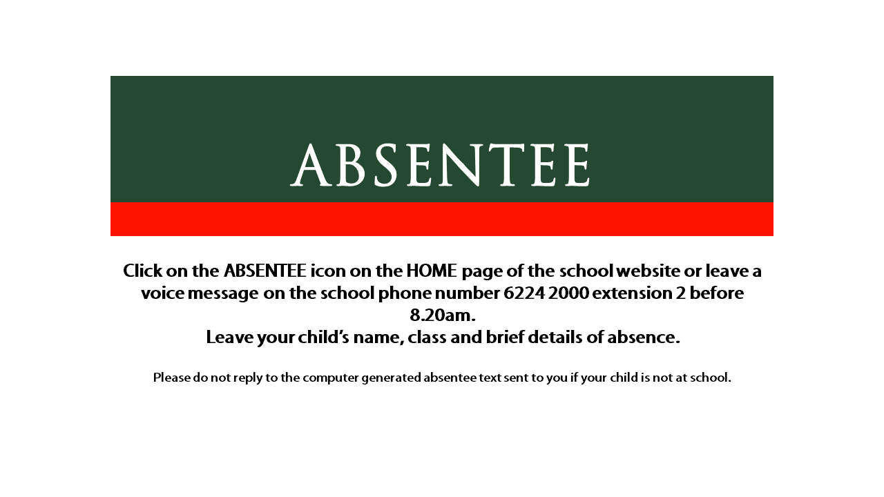 Absentee Absentee