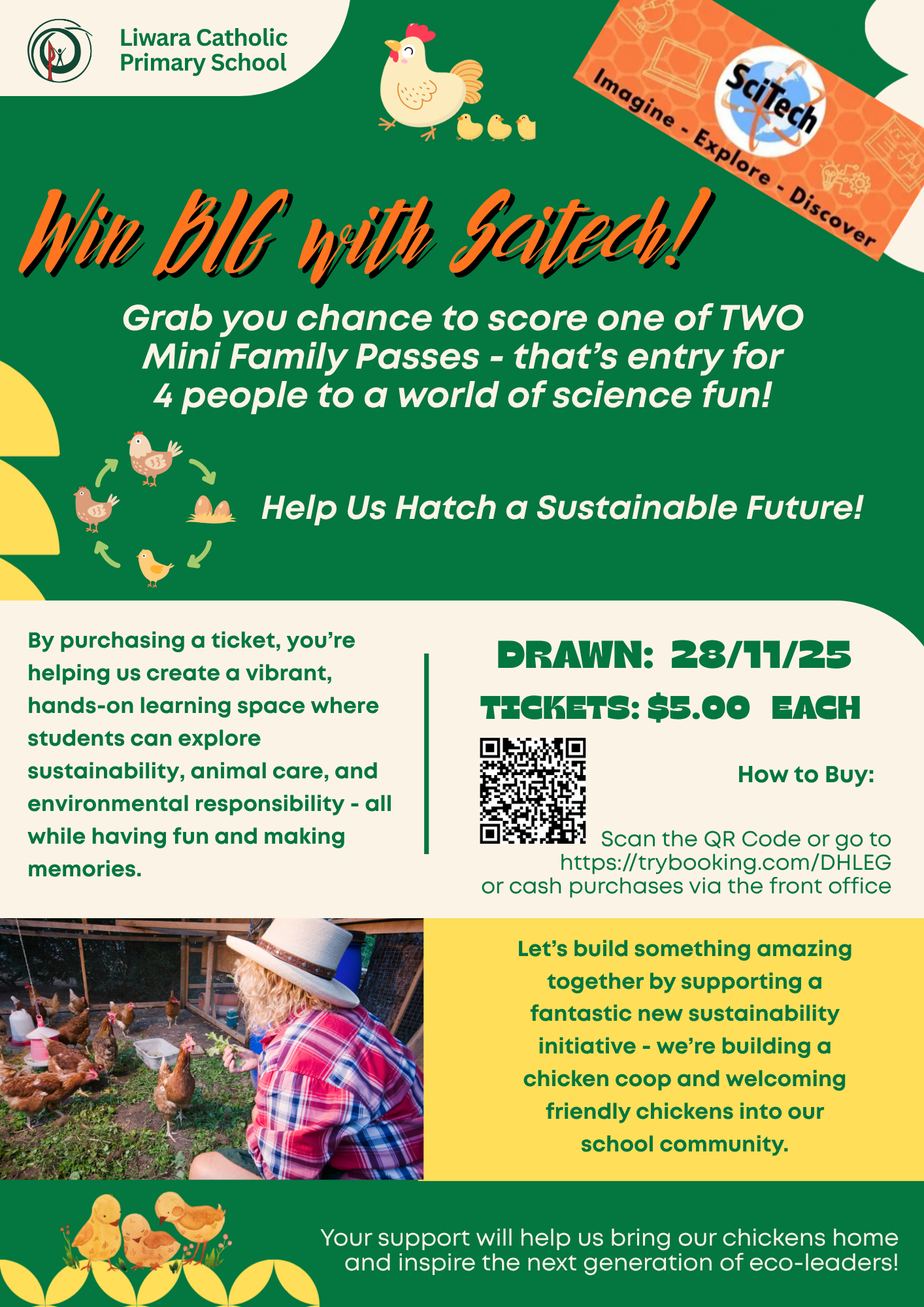 Chicken Coop Fundraiser Flyer