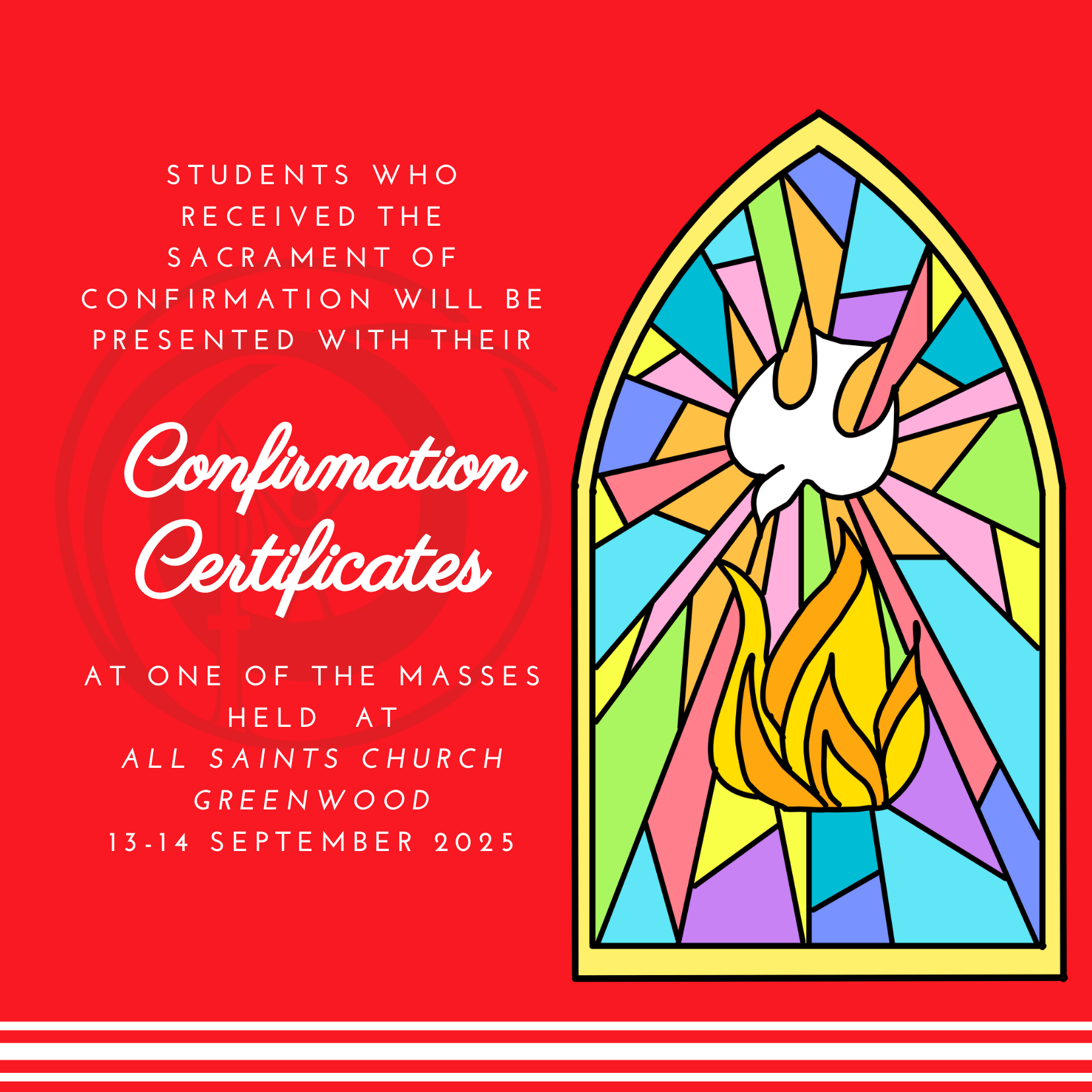 Confirmation Certificates Confirmation Certificates