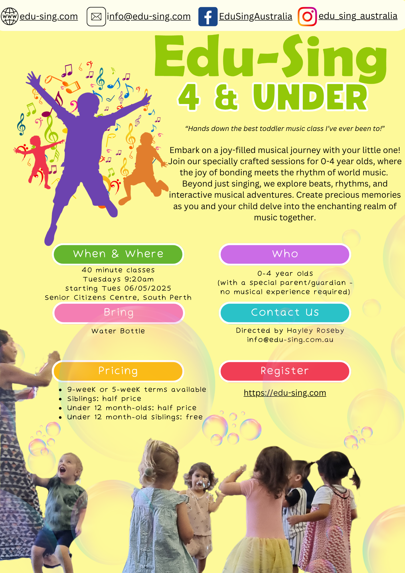 Edu-Sing - 4 & Under 2025 T2 - Tues