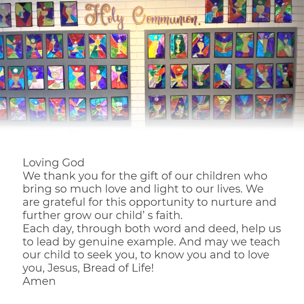 First Communion Prayer