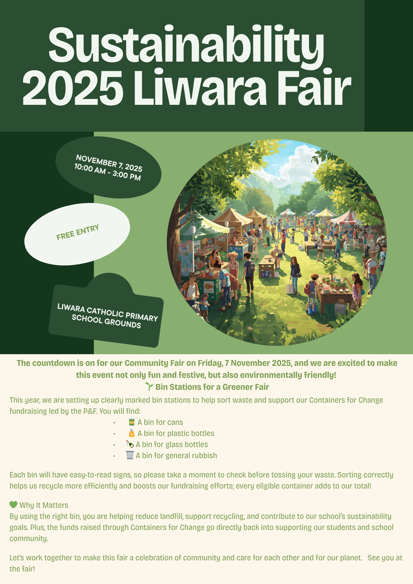 Flyer - Sustainability Community Fair