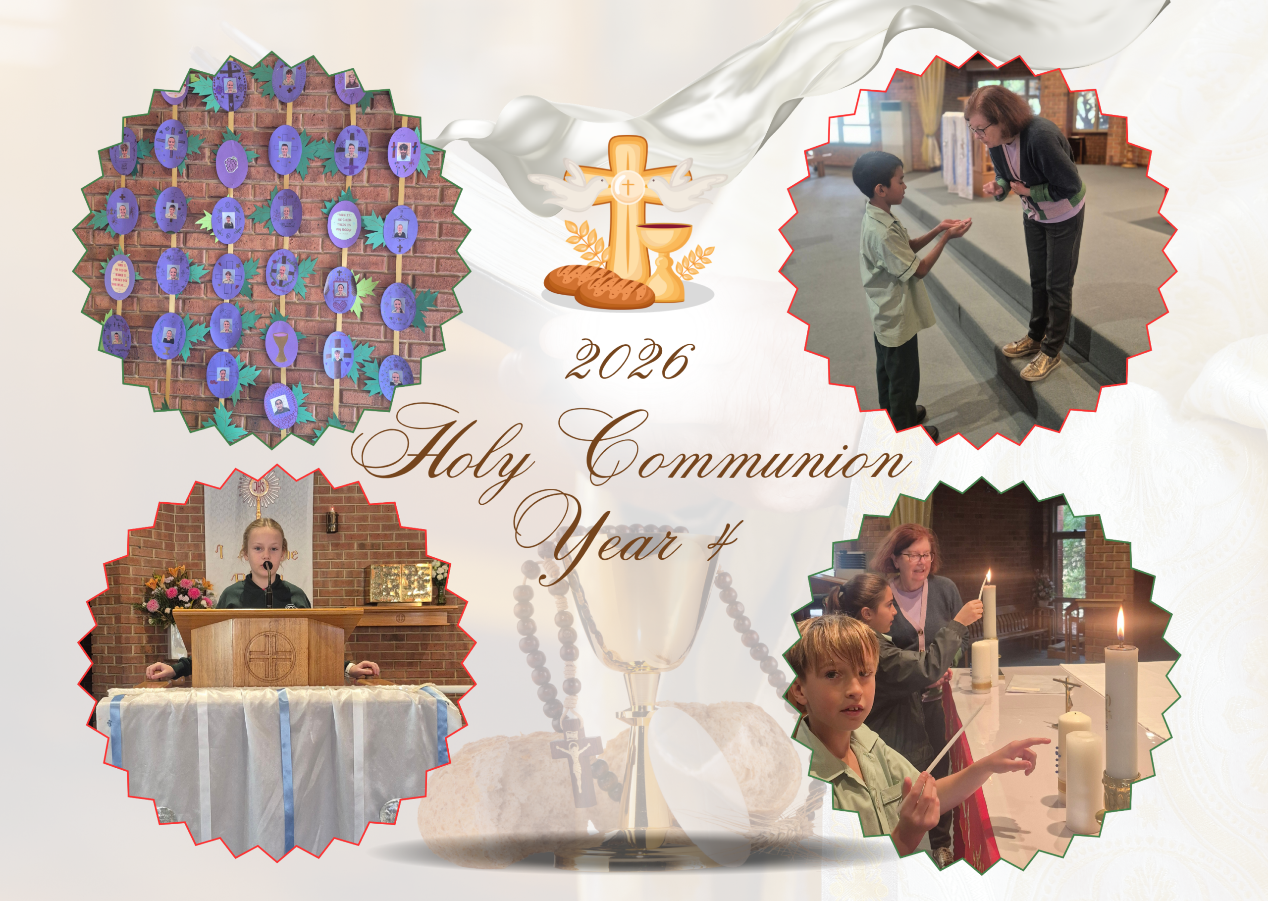 Gold and White Elegant Holy Thursday Your Story