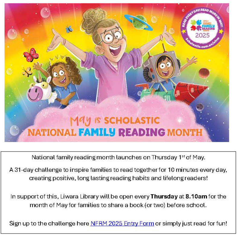 National Family Reading Month Challenge