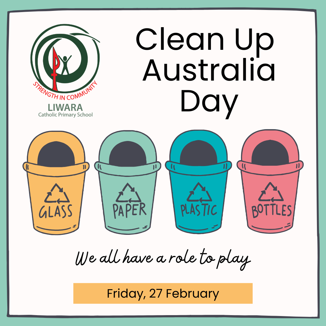 Pastel Orange Organic Clean Up Australia Day Instagram Post