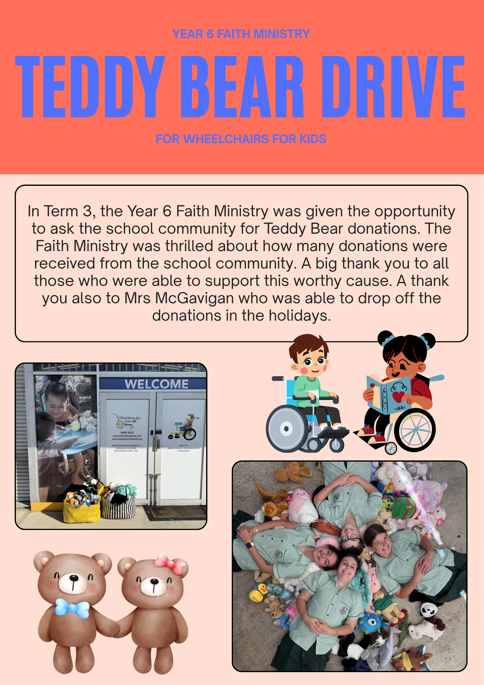 Poster - Teddy Bear Drive (1) Poster - Teddy Bear Drive (1)