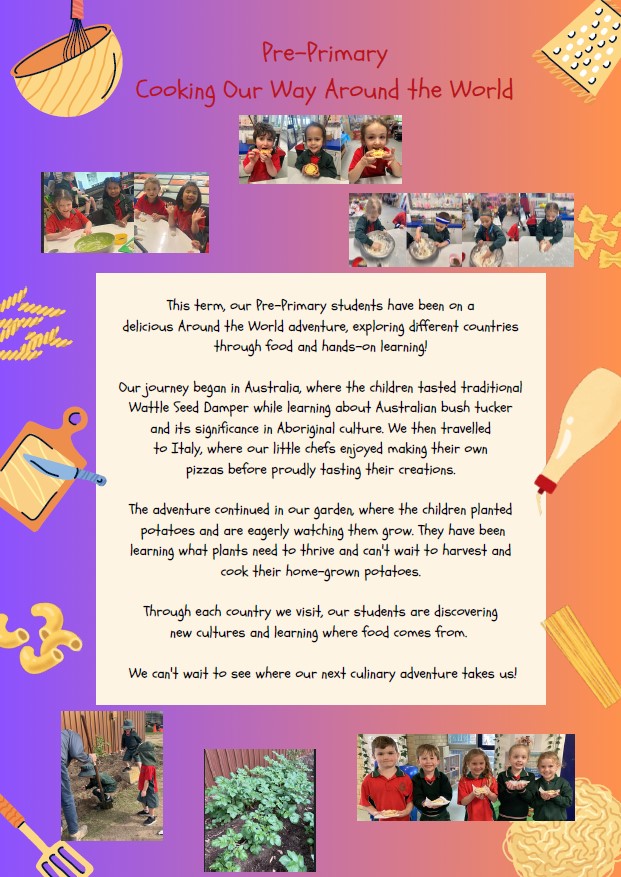 Pre Primary Cooking Our Way Around the World