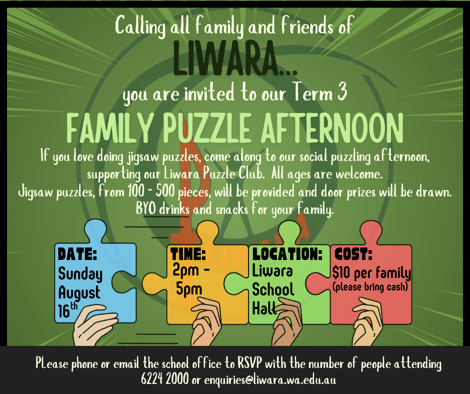 Puzzle Afternoon Advertisement