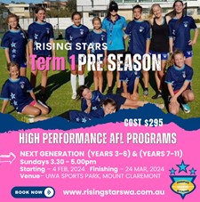 RISING STARS TERM 1 PRE SEASON