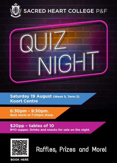 Sacred Heart Quiz Night Sacred Heart Quiz Night