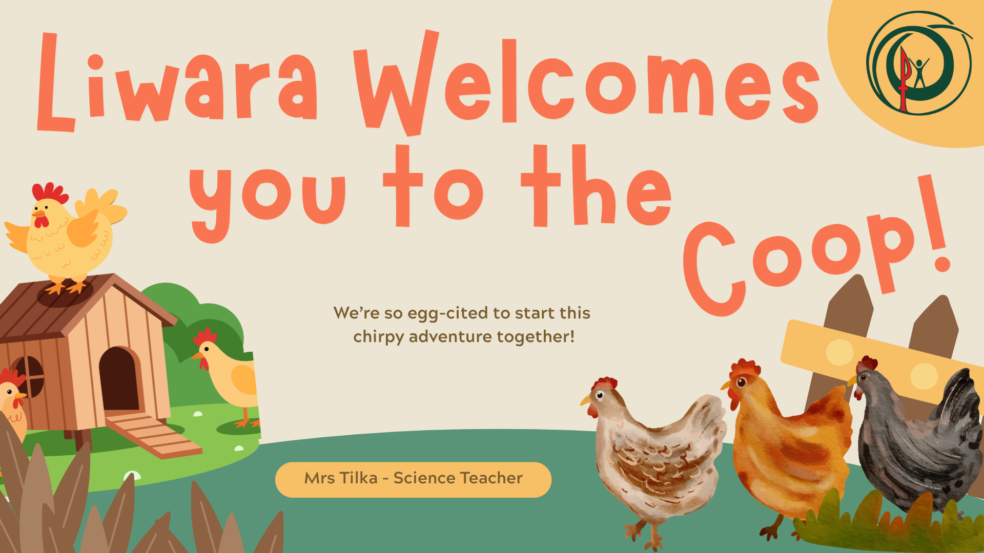 Welcom to Our New Liwara School Chickens