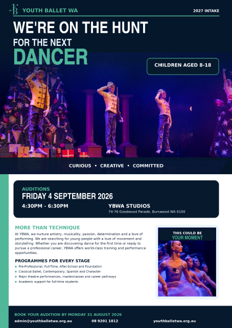 Youth Ballet WA Poster